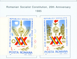 ROMANIA - 1985  Socialist Republic  Mounted Mint - Ongebruikt