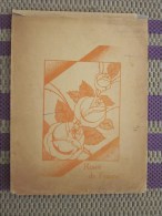 Protège Document Illustré Chromo Roses De France + Photo Rivière - Pont > (appartenant à M. De Confolens) - Stationeries (flat Articles)