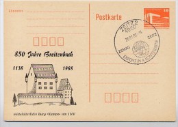 DDR P86I-1-88 C26 PRIVATER ZUDRUCK 850 J. BREITENBACH Sost. 1988 - Private Postcards - Used