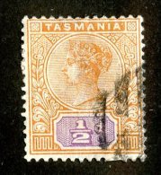 1639x)  Tasmania 1892 - Sc # 76  Used  ( Catalogue $4.25) - Usati