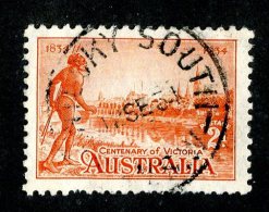 1643x)  Australia 1934 - Sc # 142  Used  ( Catalogue $2.25) - Usati