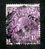 1647x)  Australia 1927 - Sc # 74  Used  ( Catalogue $10.50) - Used Stamps
