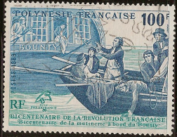 FRENCH POLYNESIA 1989 100f Bounty SG 565 U YZ351 - Oblitérés