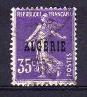 Algeria - 1924 - 35 Centimes Overprint - Used - Used Stamps