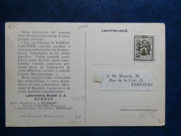 36/495    CP BELGE  TIMBRE PREO BELGIQUE 1931 - Sobreimpresos 1929-37 (Leon Heraldico)