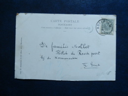 36/496    CP TIEGHEM  1920  OBL. ANSEGHEM - Lettres & Documents