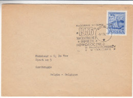 Pologne - Lettre De 1956 - Batiments - Covers & Documents