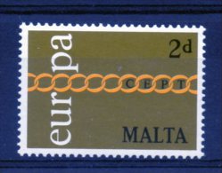 Europa 1971 - Malte - Yvert & Tellier N° 424 - Neuf - 1971