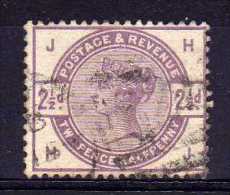 Great Britain - 1883 - 2½d Definitive - Used - Oblitérés
