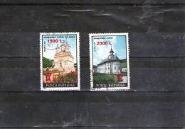 2000 - Serie Courante / Monasteres  Mi No 5471/5472 Et Yv No 4584/4585 - Gebruikt