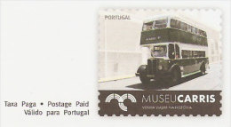 Portugal Carte Entier Postal Tram Ascenseurs Autocar Lisbonne 2011 Portugal Postal Stationary Elevators Tramway Bus - Bus