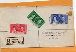 Malta 1937 Registered Cover To USA - Malte (...-1964)