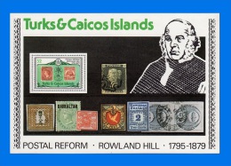 TC 1979-0001, Death Centenary Of Of Sir Rowland Hill, MNH MS - Turcas Y Caicos