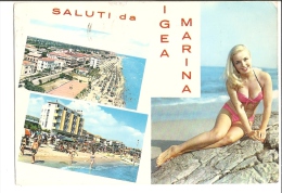 Italia - Italie - Forli  - Saluti Igea Marina Pin Up - Forli