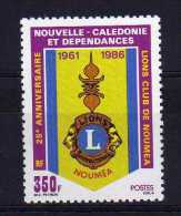 New Caledonia - 1986 - 25th Anniversary Of Noumea Lions Club - MNH - Unused Stamps