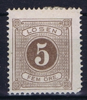 Sweden: 1877 Mi 3 A  MH/* Perfo 14, Postage Due - Taxe