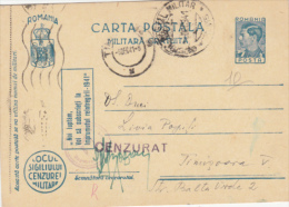 KING MICHAEL, CENSORED, FPO #115, FREE MILITARY POSTCARD, 1941, ROMANIA - Lettres 2ème Guerre Mondiale