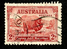 1698x)  Australia 1934 - Sc #147a Die II   Used  ( Catalogue $5.75) - Used Stamps