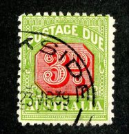 1709x)  Australia 1936 - Sc # J-60   Used  ( Catalogue $115.00) - Postage Due