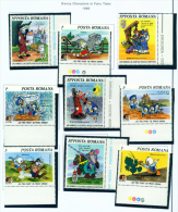 ROMANIA - 1985  Disney Characters  Unmounted Mint - Unused Stamps
