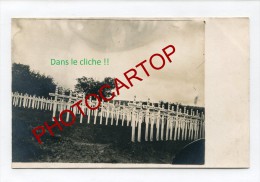 VIONVILLE-Cimetiere Militaire Allemand-CARTE PHOTO Allemande-GUERRE 14-18-1WK-FRANCE-FRANKREICH-57- - Ars Sur Moselle