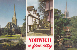 NORWICH (Angleterre) - Cathedral - Elm Hill - Pull´s Ferry - Norwich