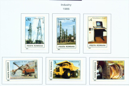 ROMANIA - 1986  Industry  Mounted Mint - Unused Stamps