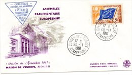 Assemblée Parlementaire Européenne (Session De Novembre  1961) - Cartas & Documentos