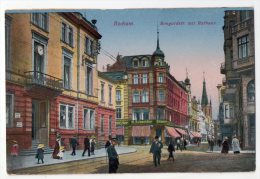 Bochum, Bongardstr. Mit Rathaus, 1924, N° 21704, Bongardstrasse - Bochum
