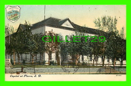 PIERRE, SD - VIEW OF THE CAPITOL - TRAVEL IN 1909 - PUB. BY THE AMERICAN NEWS CO - - Other & Unclassified