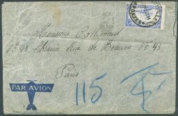 BELGIUM CONGO TO FRANCE Air Mail Cover 1939 VF - Covers & Documents