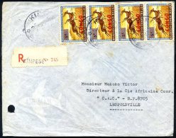 BELGIUM CONGO Registered Local Cover VF - Covers & Documents