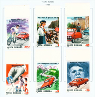 ROMANIA - 1987  Road Safety  Mounted Mint - Ongebruikt