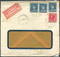 BELGIUM TO ARGENTINA Express Cover 1936 VF - Lettres & Documents