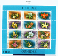 ROMANIA - 1988  Orchids Miniature Sheet  Unmounted Mint - Ongebruikt