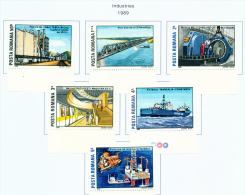 ROMANIA - 1989  Industrial Achievements  Mounted Mint - Unused Stamps