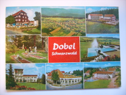 DOBEL Schwarzwald Mehrbildkarte Stempel 1972 Used Stamp - Hochschwarzwald