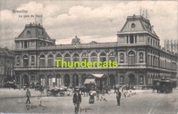 CPA BRUXELLES LA GARE DU NORD  TRAM - Chemins De Fer, Gares