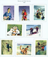 ROMANIA - 1989  Life Saving Services  Mounted Mint - Unused Stamps