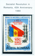 ROMANIA - 1989  Liberation  Unmounted Mint - Unused Stamps