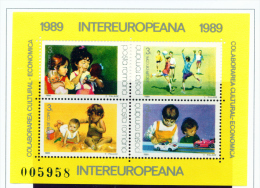 ROMANIA - 1989  European Cooperation Miniature Sheet Unmounted Mint - Ongebruikt