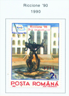 ROMANIA - 1990  Stamp Fair  Mounted Mint - Ongebruikt