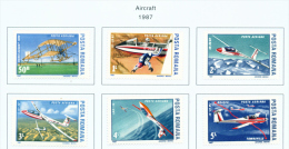 ROMANIA - 1989  Air  Aircraft  Mounted Mint - Unused Stamps