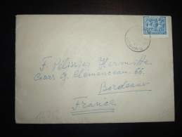 LETTRE POUR LA FRANCE TP 80ST OBL. 29.6.57 - Covers & Documents