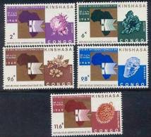 CONGO Republique Democratique Mineraux, Yvert N° 627/28 ** MNH, Neuf Sans Charniere - Mineralen