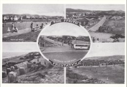 Postcard Multiview PRESTATYN Ffrith Beach C1946 Sandhills Pond Denbighshire Repro - Denbighshire