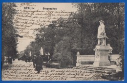 Deutschland; Berlin; Tiergarten; Siegesallee; 1913 - Tiergarten