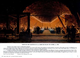 Tableau  -  Reproduction - Visite Du Roi Gustave III à La Mine De Falun En Suède En 1788 - Other & Unclassified