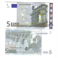 5 € IRLANDA  EIRE JEAN-CLAUDE TRICHET UNC DA MAZZETTA T Soudoyer K003B3 Cod.€.014 - 5 Euro