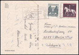 Austria 1974, Card Wien To Belp W./ Special Postmark WIG74 - Lettres & Documents